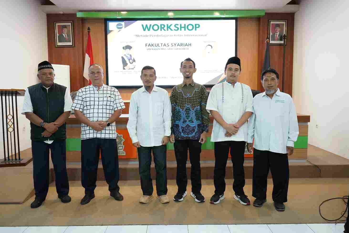 Dorong Standar Global, Fakultas Syariah UIN Surakarta Gelar Workshop Metode Pembelajaran Kelas Internasional