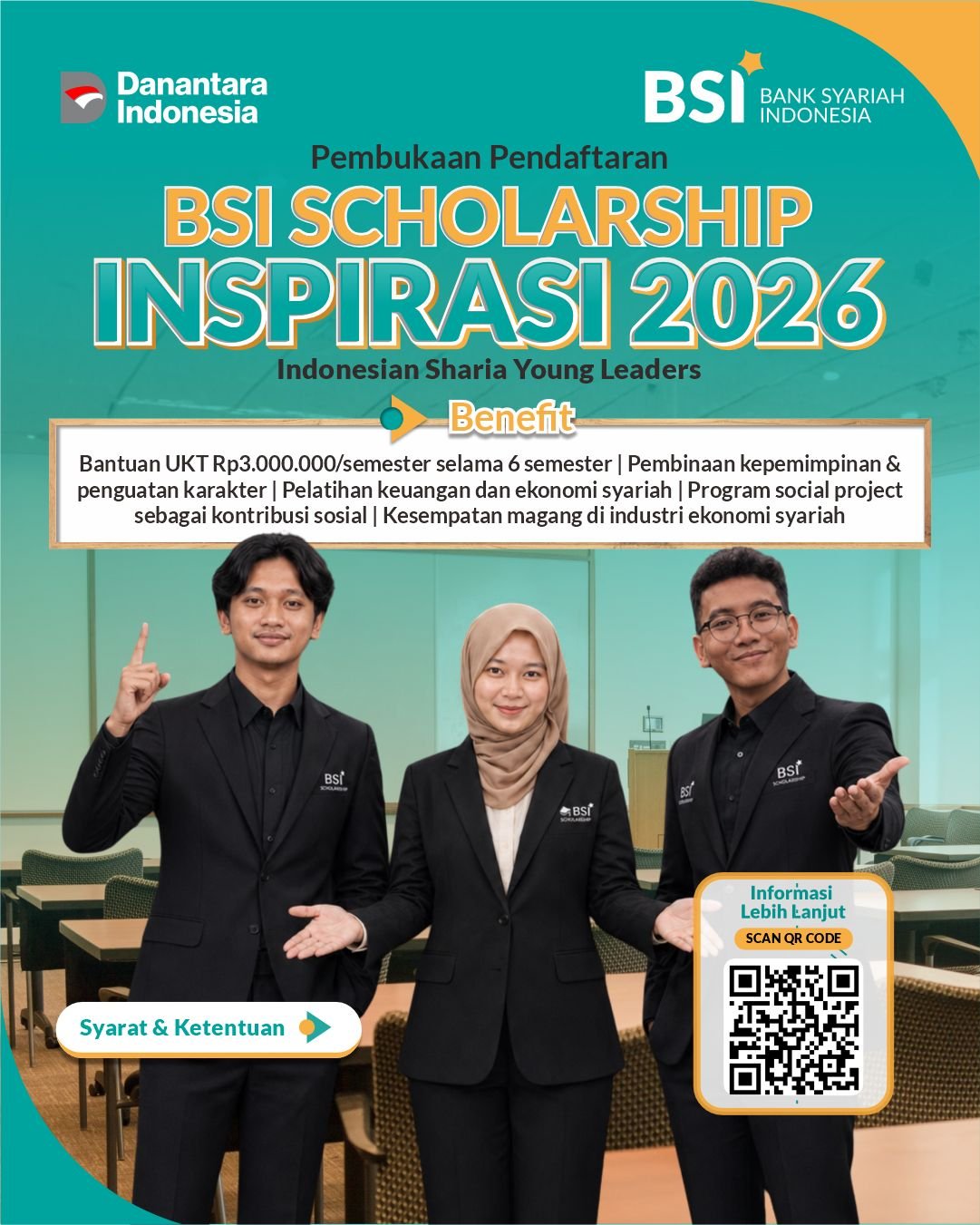 Pendaftaran Beasiswa BSI Scholarship Inspirasi 2026