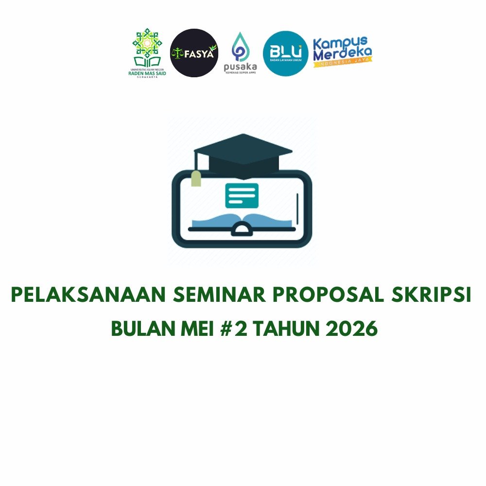 Jadwal Pelaksanaan Seminar Proposal Skripsi Bulan Mei Periode #2 Tahun 2026