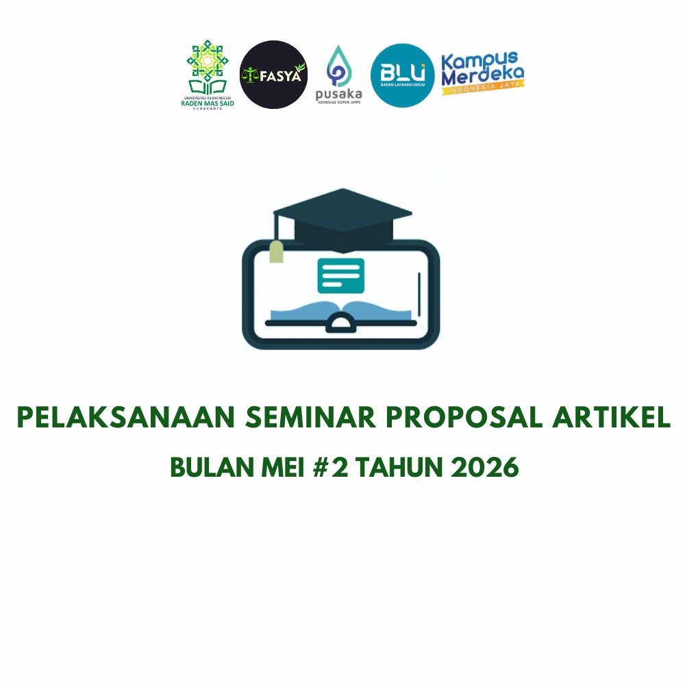 Jadwal Pelaksanaan Seminar Proposal Artikel Bulan Mei Periode #2 Tahun 2026