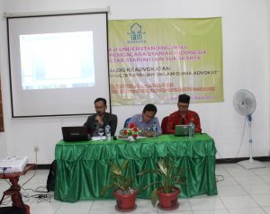 Pemaparan Materi Oleh Narasumber Dialog Keadvokatn 