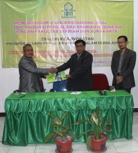 Kesepakatan Antara DPP APSI dan FAkultas Syariah