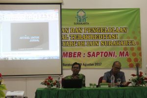 Dalam Acara Inti Workshop oleh Narasumber 