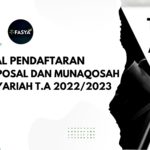 Pendaftaran Seminar Proposal Skripsi dan Munaqosah Fakultas Syariah Semester Gasal T.A 2022/2023