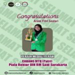 Arum Fitri Lestari, Mahasiswa Berprestasi Program Studi MAZAWA: Sabet 5 Medali di Olimpiade Sains Indonesia 5.0 2023