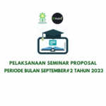 Jadwal Pelaksanaan Seminar Proposal Bulan September Periode #2 2023